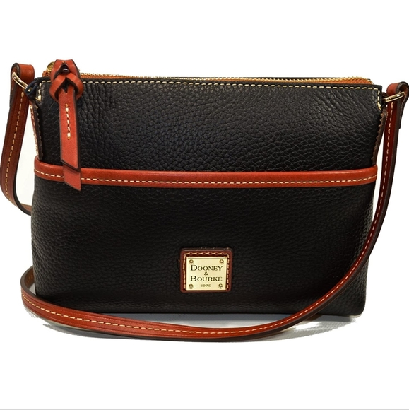 Dooney & Bourke Saffiano Leather Hobo Shoulder Bag Purse Handbag - Picture 2 of 12